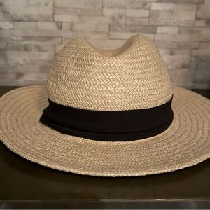 Banana Republic ClaoStraw Fedora with Black Band